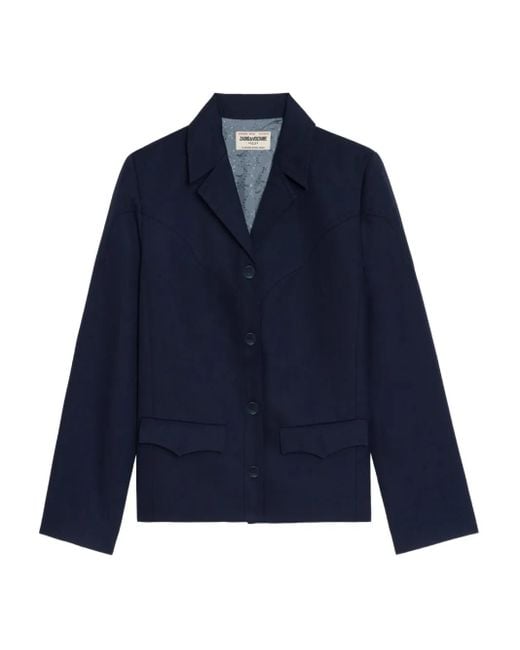 Blazer con botones Zadig & Voltaire de color Blue