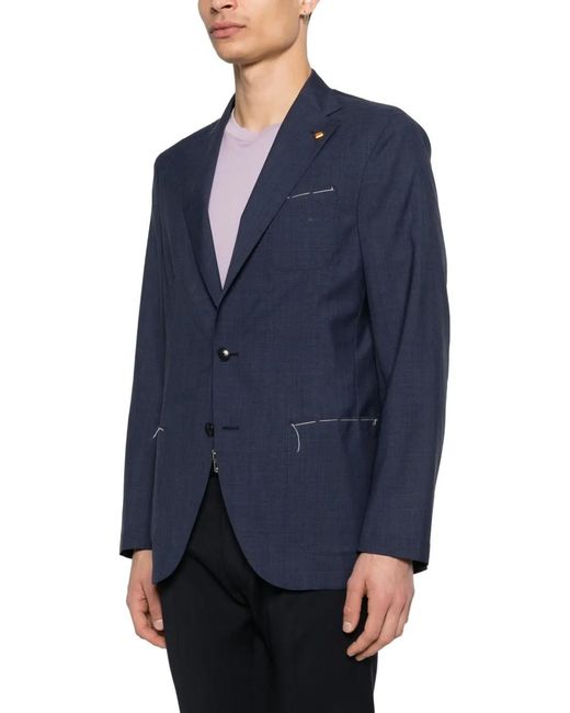 Latorre Blue Stitching Blazer for men
