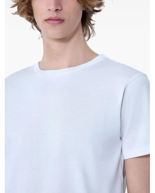 Rier White Crewneck Short-Sleeve T-Shirt for men