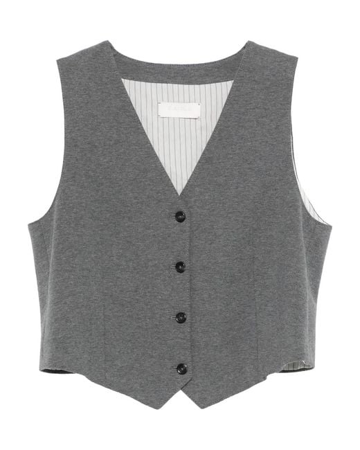 Circolo 1901 Gilet Met Knopen in het Gray