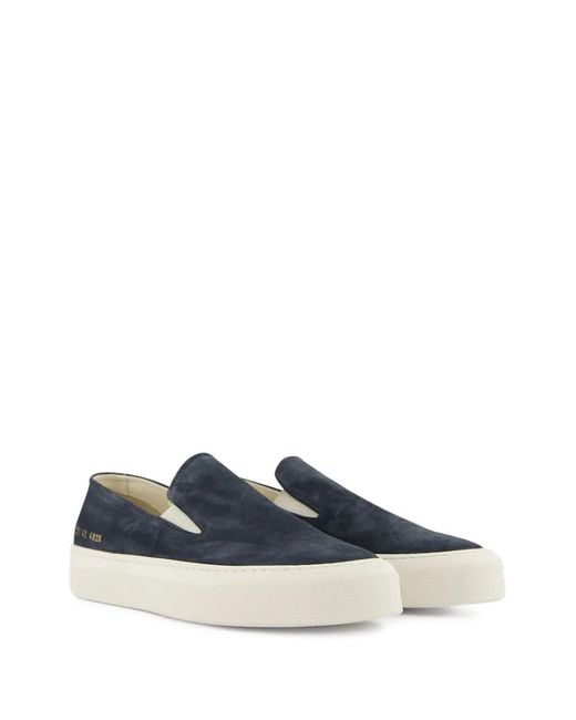 Common Projects Blue Slip-On Platform Sneakers for men