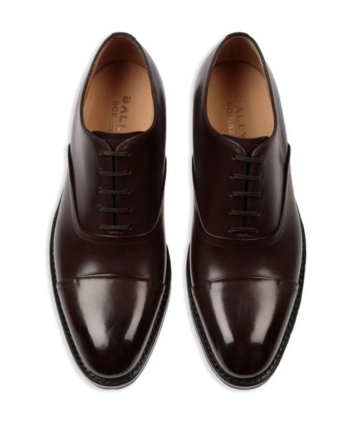 BALLY Scribe ブラウン オックスフォードシューズ メンズ Bally Scribe オックスフォードシューズ ブラウン | Lyst