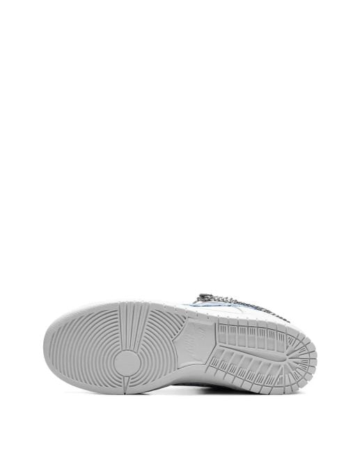Nike White Sb Dunk Low X Nicole Hause Sneakers for men