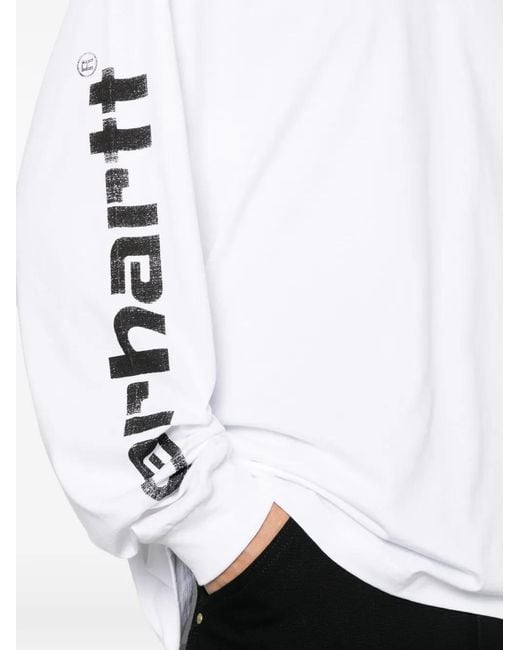 Camiseta Archive Script Carhartt de hombre de color White