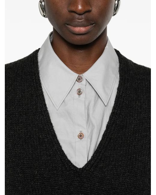The Row Black Marte Vest