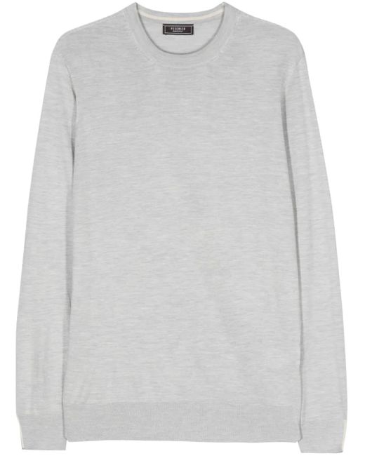 Pull Chiné À Design Nervuré Peserico pour homme en coloris Gray