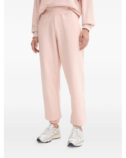 Guess Pink Primula Elasticated-Waistband Track Pants