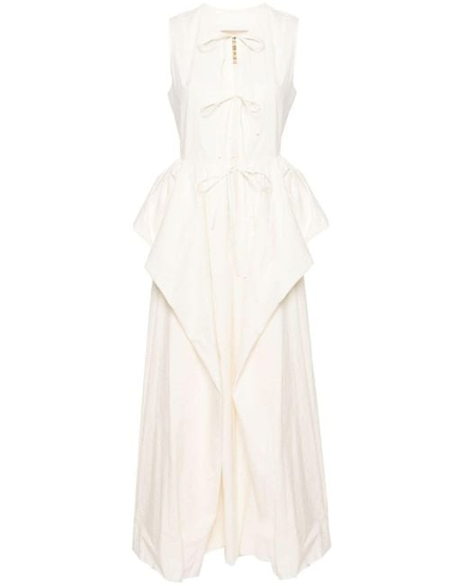Uma Wang White Air Maxi Dress