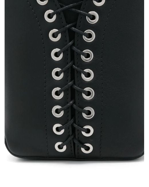 Ludovic de Saint Sernin Black Cleavage Crossbody Bag