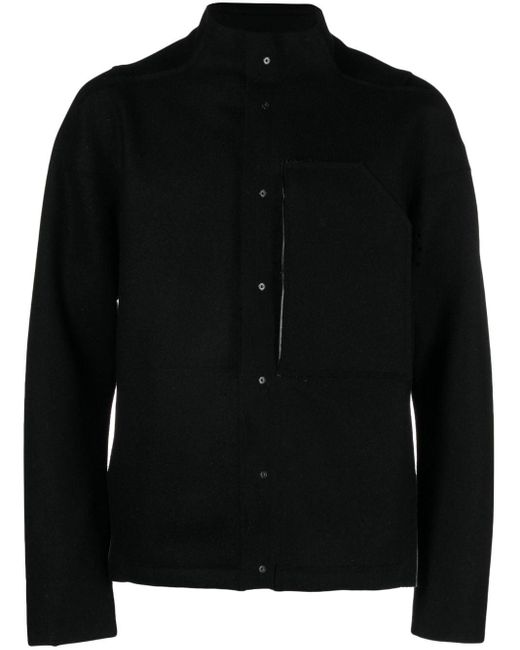 Giacca-camicia J70-BU di Acronym in Black da Uomo