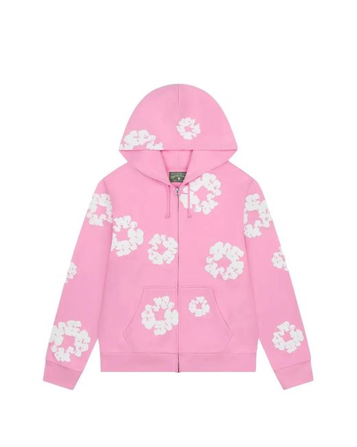 Hoodie Wreath À Fermeture Zippée DENIM TEARS en coloris Pink