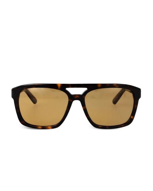Gcds Natural Rectangle Sunglasses for men
