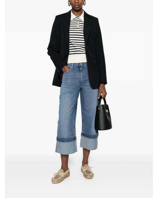 A.P.C. Black Button Blazer