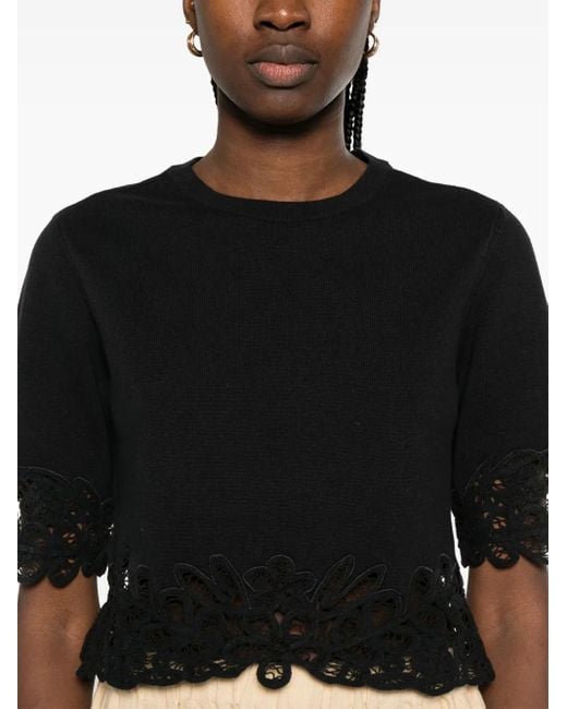 T-Shirt Elke Sea en coloris Black