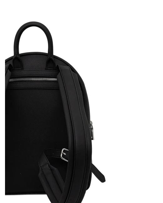 Love Moschino Black Zip-Fastening Backpack