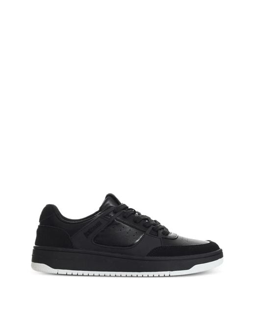 Just Cavalli Black Perforated Sneakers for men