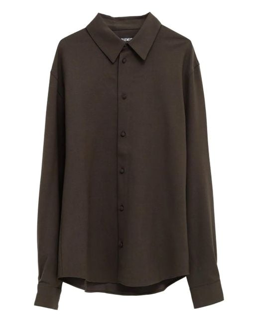 メンズ Jacquemus ボタン シャツ Brown