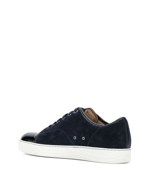 Lanvin Black Toe-Capped Sneakers for men