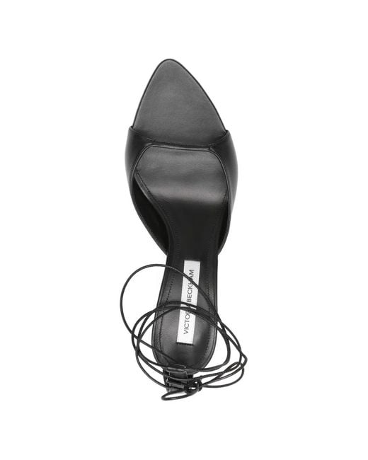 Victoria Beckham White Stiletto-Heel Sandals
