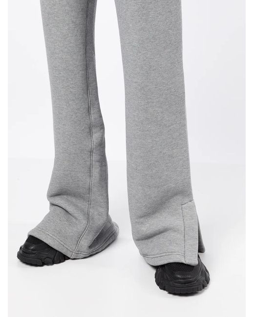 Off-White c/o Virgil Abloh Gray Diag Flared Trackpants