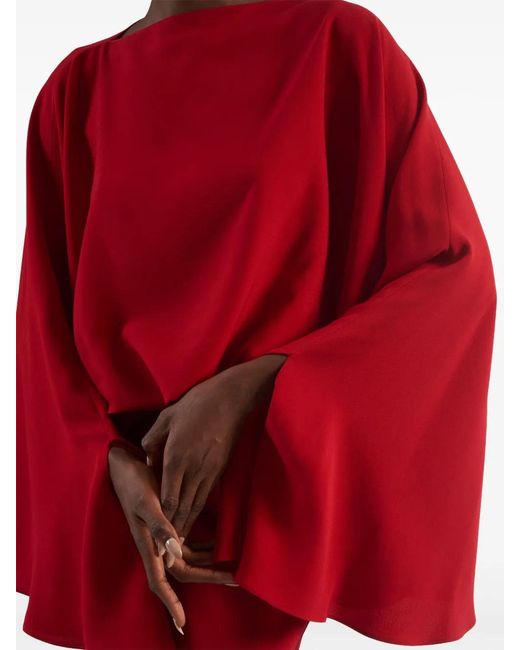 Taller Marmo Red Eolia Long Dress