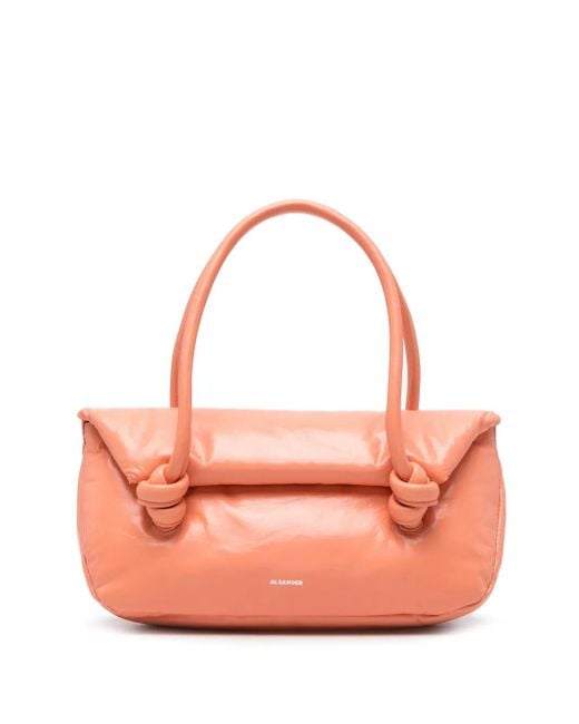 Jil Sander Pink Petit Sac Cabas À Design Matelassé