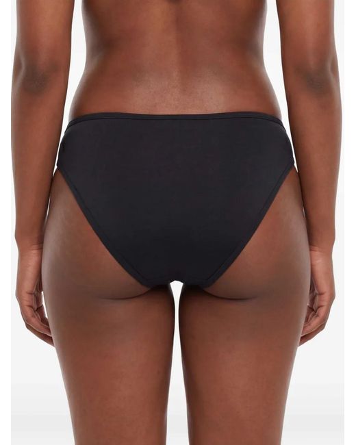 Marlies Dekkers Black Dolce Vita Mesh-Detail Bikini Bottoms