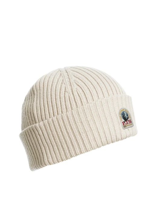 Parajumpers Natural Ribbed Beanie