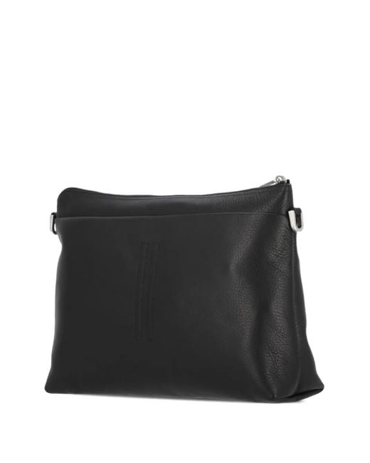 Rick Owens Black Adri Zip-Fastening Shoulder Bag