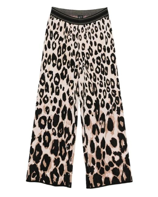 Marc Cain Women's White Animal-Print Pants