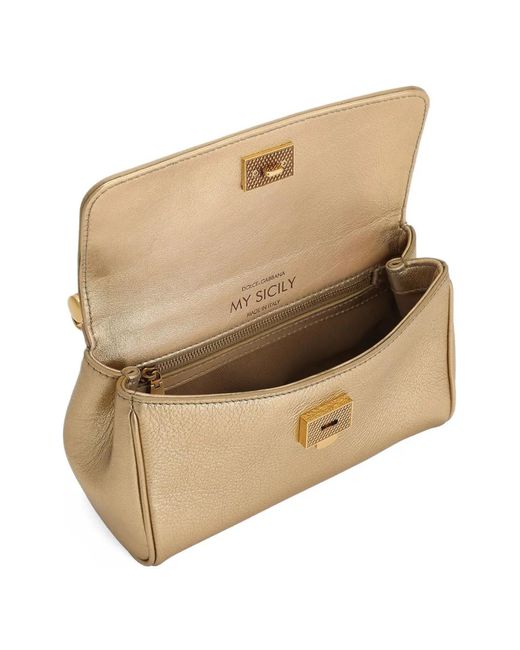 Dolce & Gabbana Natural My Sicily Handbag