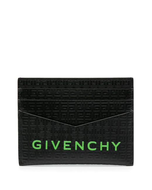 Givenchy Black 4g Micro Leather Cardholder for men