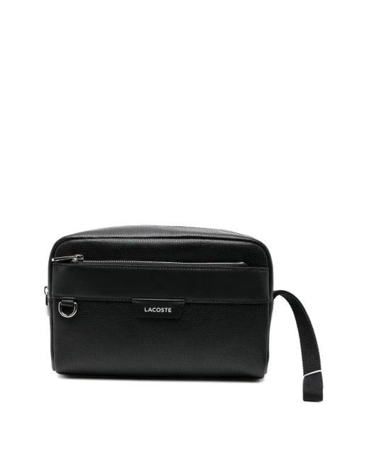 Trousse Ossian di Lacoste in Black da Uomo
