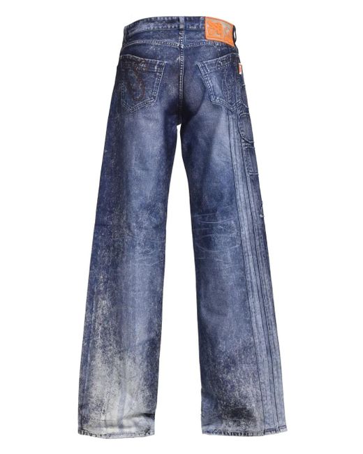 PDF Blue Wide-Leg Jeans for men