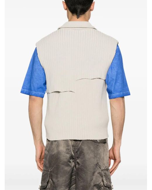 Gilet Con Design A Inserti di A_COLD_WALL* in Natural da Uomo