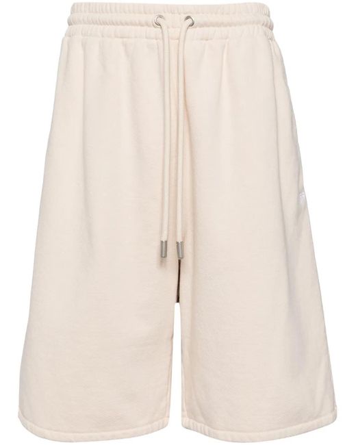 Off-White c/o Virgil Abloh Natural Diag-Stripe Cotton Track Shorts for men