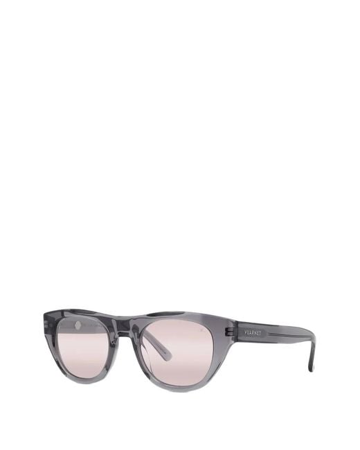 Vuarnet Gray Geometric-Frame Sunglasses