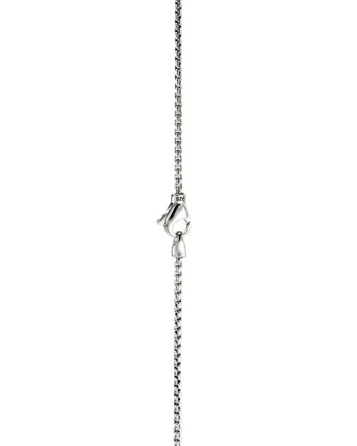 John Hardy Metallic Sterling Naga Sapphire Necklace for men