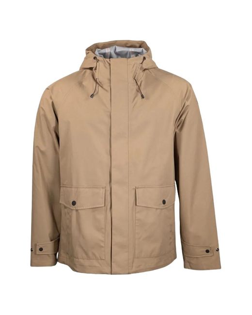 Save The Duck Natural Hooded Cotton Parka for men