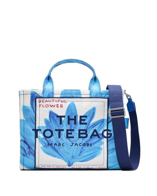 Bolso shopper The Canvas mediano de x David Shrigley Marc Jacobs de color Blue