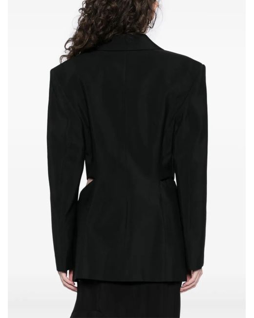 Mugler Colbert Met Gesp in het Black