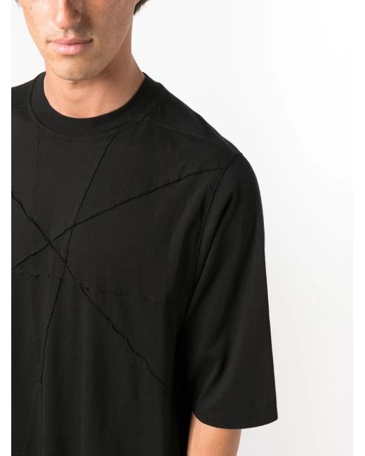 Rick Owens Hemd Im Patchwork-Design in Black für Herren