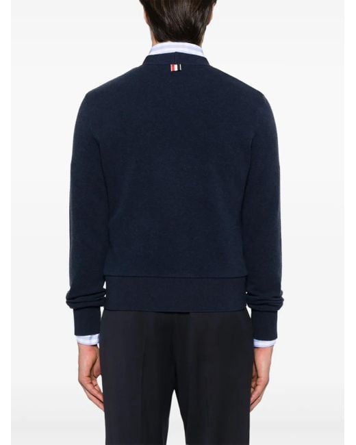 Thom Browne Vest Met V-Hals in het Blue voor heren