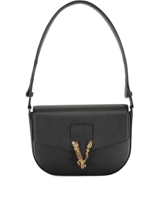 Versace Black Virtus Shoulder Bag
