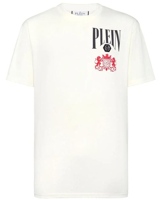 Philipp Plein White Racing Club T-Shirt for men