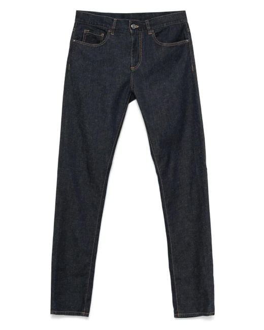 メンズ Canali スリムジーンズ Blue