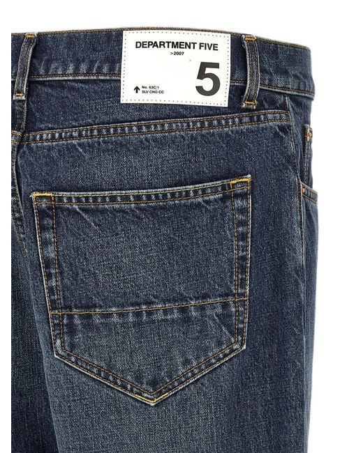 Department 5 Blue Musso Tapered Jeans for men