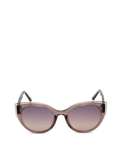 GUESS EYEWEAR Pink Cat-Eye Frame Sunglasses