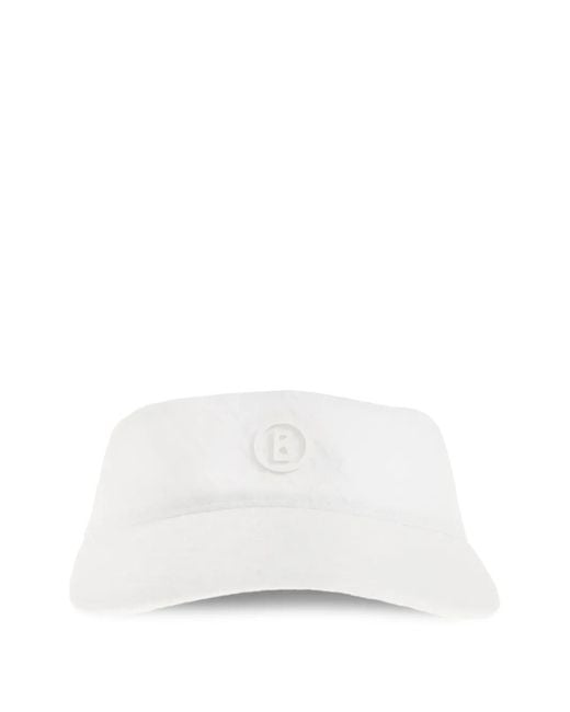 Bogner White Stacy Logo Visor