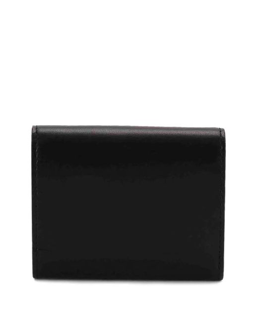Discord Yohji Yamamoto Black Tri-Fold Wallet for men
